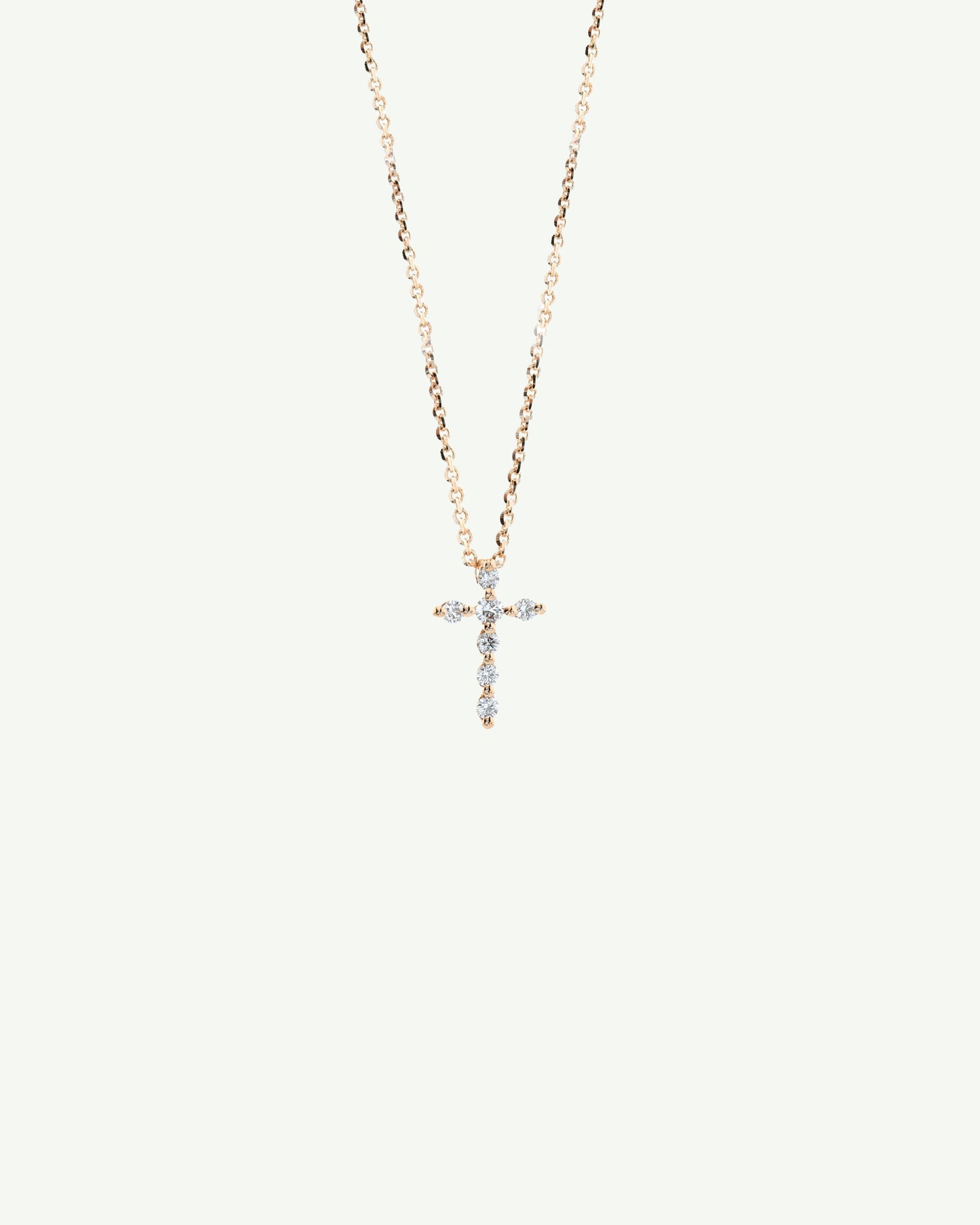 Pendente Croce di Diamanti